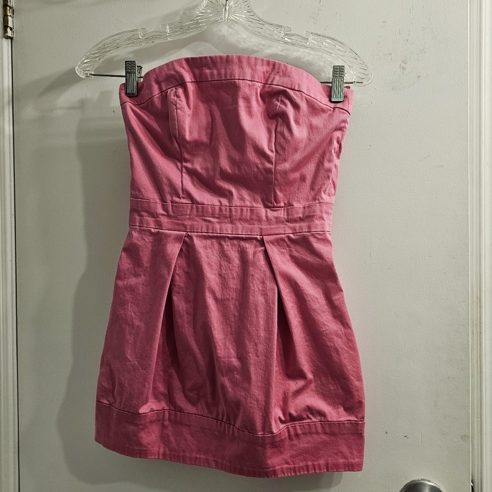French Connection Barbie Pink Mini Club Dress